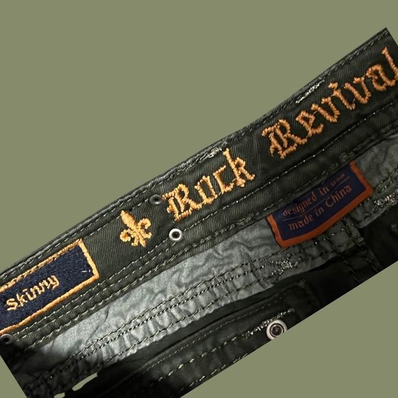 ROCK REVIVAL ELEANOR Rhinestone Embellished Low Rise Skinny Jeans 29x29 - Picture 4 of 7